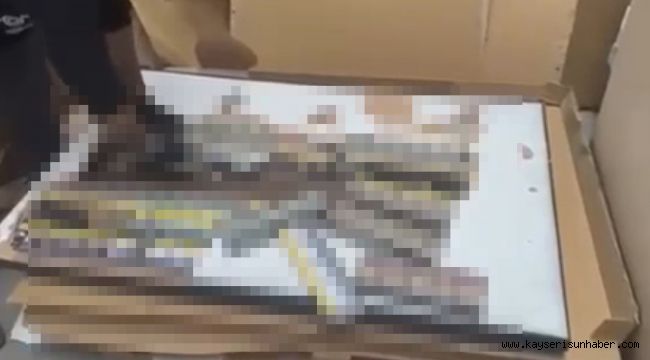 Kaçak sigaraları yemek masasına sakladı: 1 gözaltı