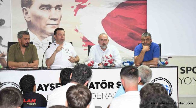 Kayseri U18 Ligi fikstürü çekildi