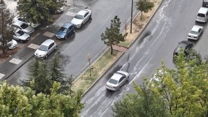Kayseri'de sağanak yağış etkili oldu