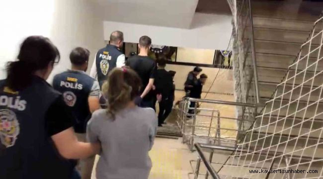 Kayseri'de yasadışı bahsin para nakliyecilerine operasyon: 11 gözaltı