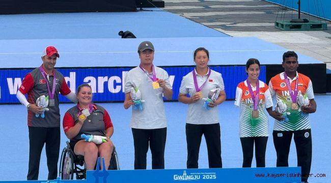 Kayserili okçu Dünya ikincisi oldu