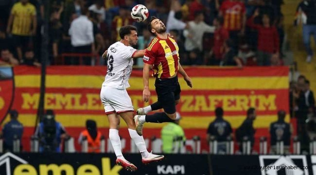 Kayserispor'un 7 maçından 5'i aynı skorla bitti