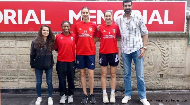 Melikgazi Kayseri Basketbol'un oyuncuları sağlık kontrolünden geçti