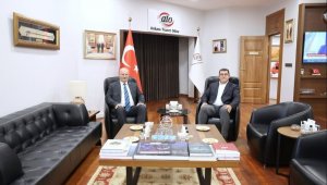 Nurettin Açıkalın'dan ATO Başkanı Baran'a ziyaret