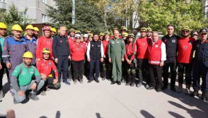 Talas'ta deprem tatbikatına tam not