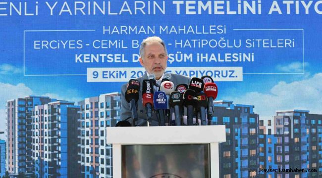 Talas'ta kentsel dönüşümde tarihi adım