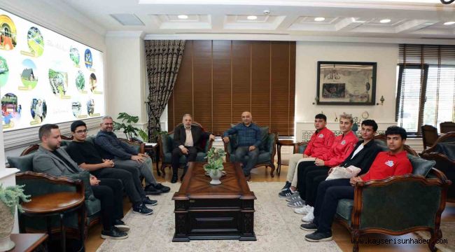 TEKNOFEST başarısı için Başkan Yalçın'a ziyaret