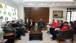 TEKNOFEST başarısı için Başkan Yalçın'a ziyaret