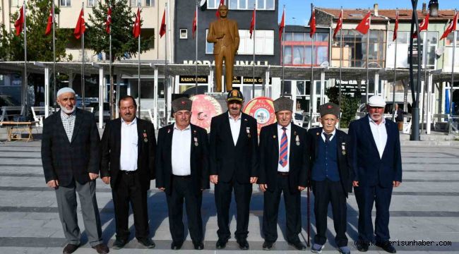 Tomarza'da Gazileri Günü programı düzenlendi