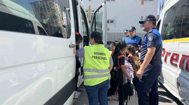 Zabıtadan okul servislerine denetim