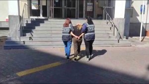 14 yıl kesinleşmiş cezası olan kadın polisten kaçamadı