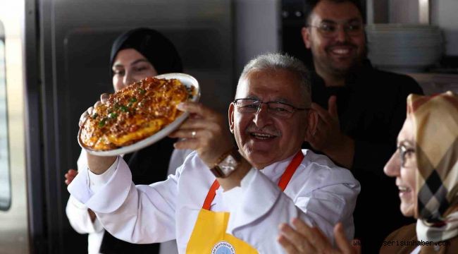 Başkan Büyükkılıç ve eşi, ünlü şeflerle Kayseri Yağlaması yaptı