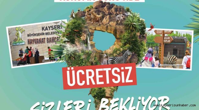 Başkan Büyükkılıç'tan anlamlı jest: Hayvanat bahçesi ücretsiz
