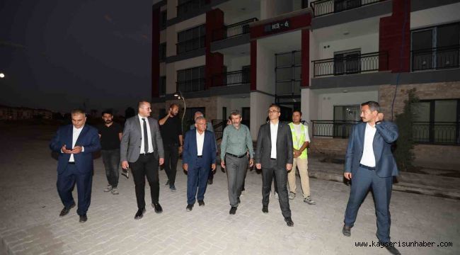 Başkan Büyükkılıç'tan ödüllü kentsel dönüşüm projesi Oruçreis'e yakın takip