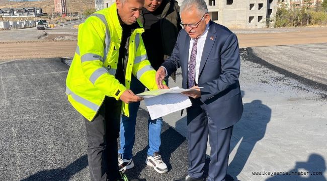 Büyükkılıç'tan sona gelinen dev ulaşım yatırımına yerinde takip