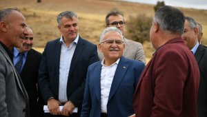 Büyükkılıç'tan Talas ilçesi kırsal mahallelerinde yatırım incelemesi