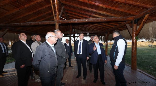 Büyükşehirden Sultan Sazlığı'nda turizm ve altyapı yatırımları: Başkan Büyükkılıç sahada