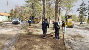 Büyükşehirin Sarımsaklı Barajı Mesire Alanı'nda yenileme çalışmaları tüm hızıyla sürüyor