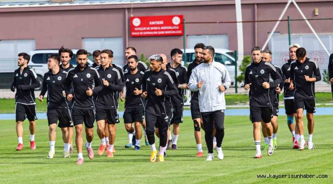 Erciyes 38 FK, Malatya Yeşilyurtspor maçı hazırlıklarını sürdürüyor