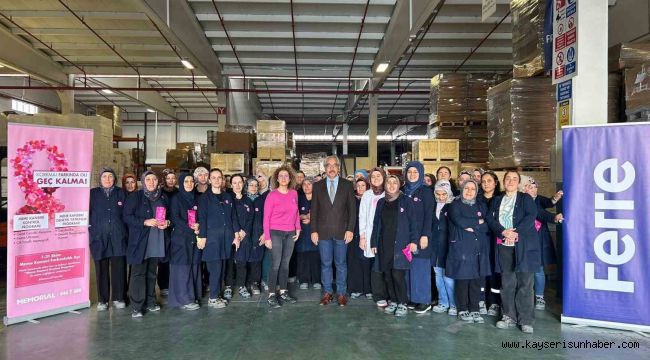 Kadınlara 'meme kanseri' bilgilendirmesi