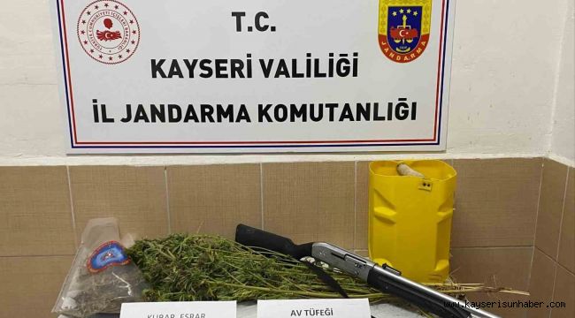 Kayseri'de 1 kilo 690 gram kubar esrar ele geçirildi: 1 gözaltı