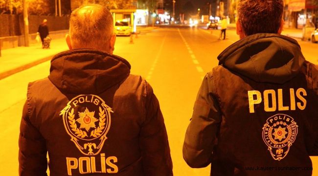 Kayseri'de il genelinde huzur uygulaması yapıldı, aranan 67 kişi yakalandı