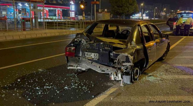 Kaza yapan alkollü sürücü polise: "Beni alın bırakmayın"