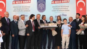 Melikgazi'de bir ASM ve cami daha açıldı