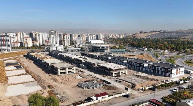 Melikgazi'nin şehircilikte yeni vizyonu yatay mimari projesi hızla tamamlanıyor