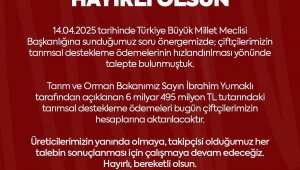 MHP'li Ersoy'dan çiftçilere 'tarımsal destekleme ödemesi' müjdesi