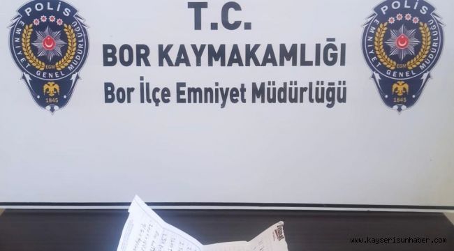 Niğde'de uyuşturucu operasyonu: 10 gözalt