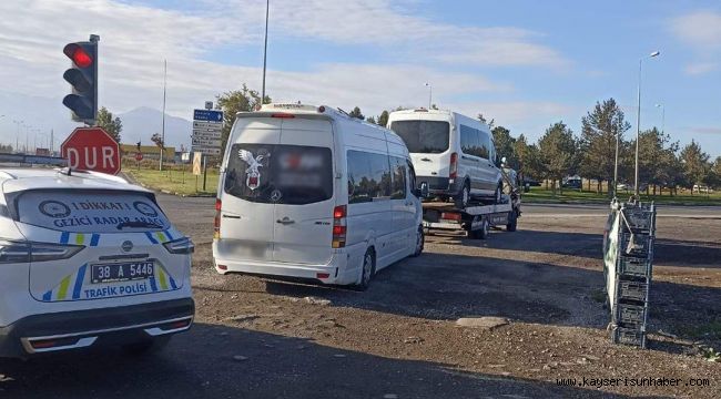 Personel servisleri denetlendi