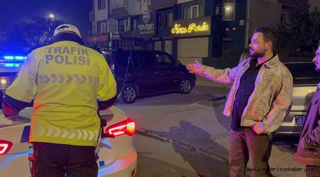 Şirket aracıyla alkollü yakalanan şahıs suçu poliste buldu