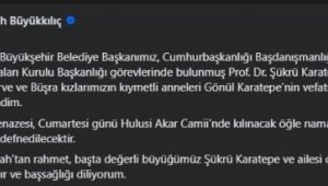 Şükrü Karatepe'nin eşi hayatını kaybetti