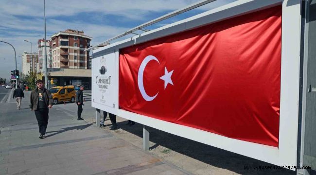 Talas Belediyesi'nden Cumhuriyet Bayramına özel konsept