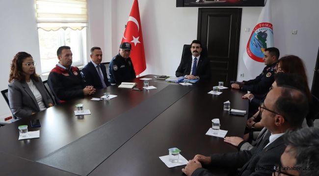 Tomarza Kaymakamı Selim Eser görevine başladı