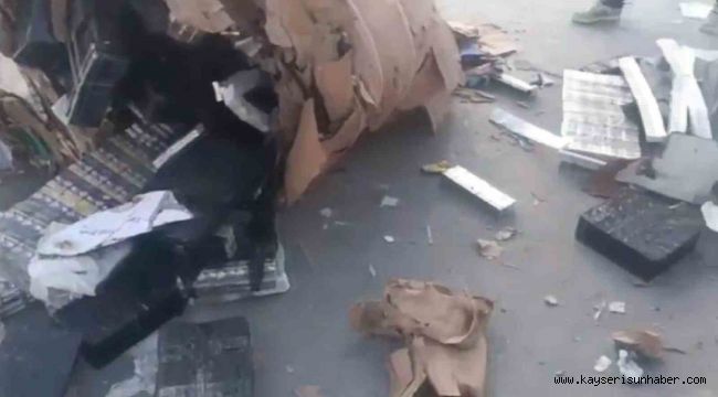 36 saatlik teknik takip 10 bin paket kaçak sigarayı ele verdi