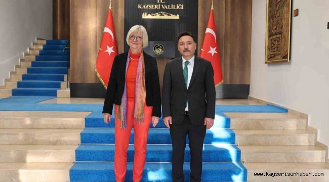 Almanya Federal Cumhuriyeti Büyükelçisi Sorg'dan Vali Çiçek'e ziyaret