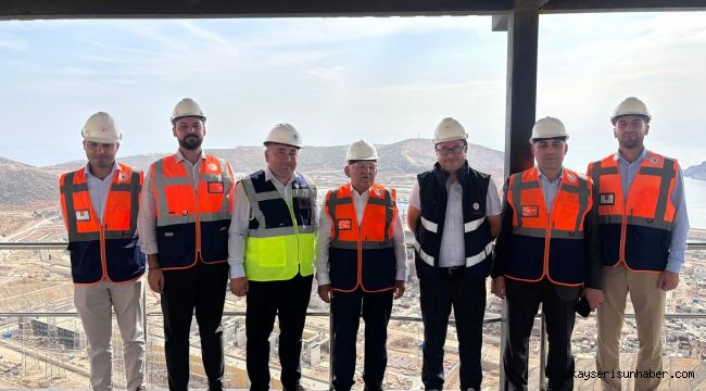Başkan Büyükkılıç; Akkuyu Nükleer Güç Santrali'ni inceledi