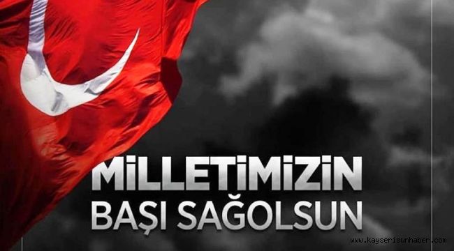 Başkan Çolakbayrakdar: "Milletimizin başı sağ olsun"