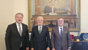 Başkan Özdoğan'dan Elitaş'a ziyaret