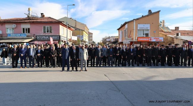 Bünyan'da 10 Kasım Atatürk'ü anma programı düzenlendi