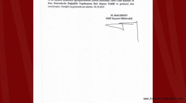 Ersoy'dan kadınlara ve çocuklara yönelik işlenen şiddet hakkında kanun teklifi