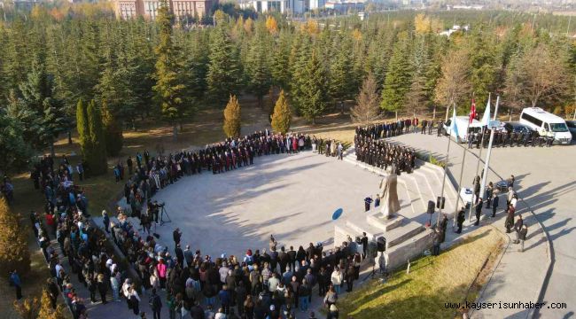 ERÜ'de 10 Kasım Atatürk'ü Anma Töreni gerçekleştirildi