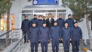 Kaymakam Eser; kolluk kuvvetlerini ziyaret etti