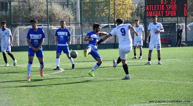 Kayseri Atletikspor kazandı, lider oldu