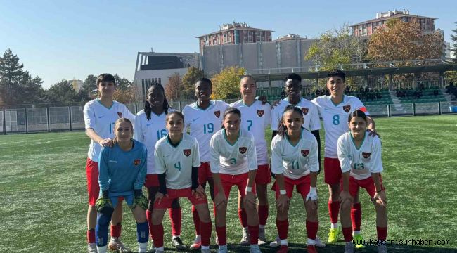 Kayseri Kadın FK 3'de 3 yaptı