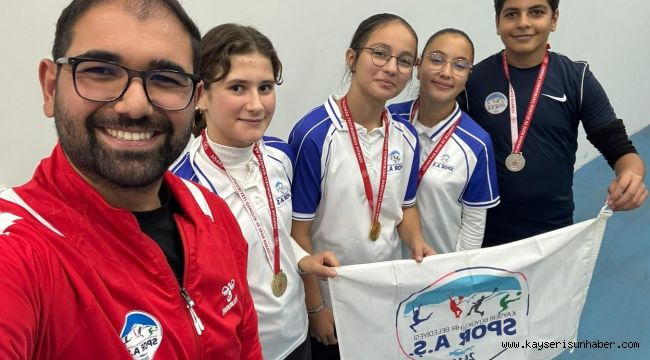 Kayseri Spor A.Ş. sporcularından büyük başarı