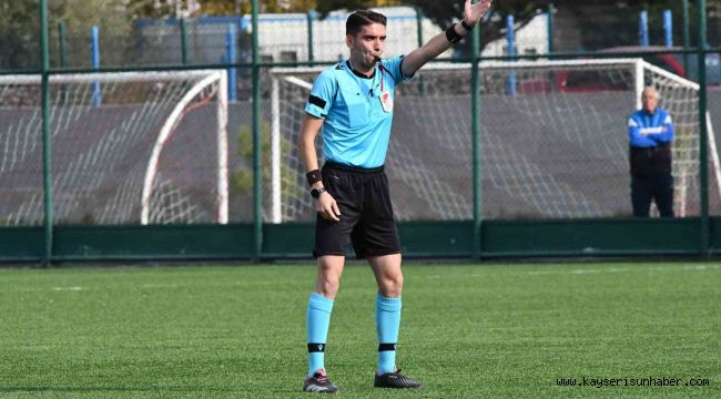 Kayseri Süper Amatör Küme'de 9.haftanın hakemleri belli oldu