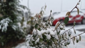 Kayseri'nin yüksek kesimlerine kar yağdı